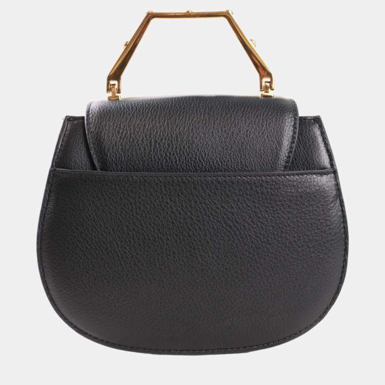 Pre Owned Charriol Black Leather MARIE OLGA Handbag