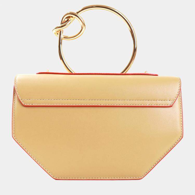 Pre Owned Charriol Yellow Leather ZENITUDE Handbag