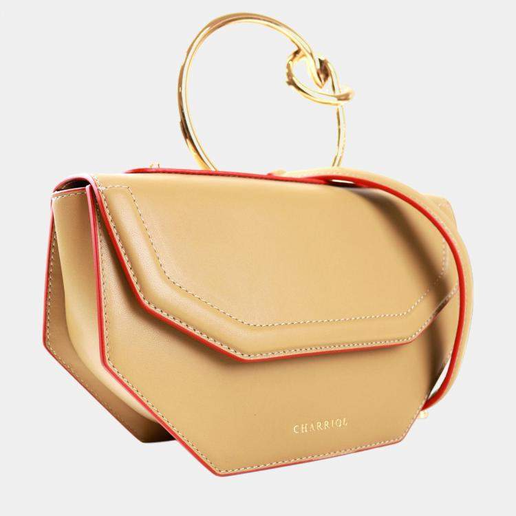 Pre Owned Charriol Yellow Leather ZENITUDE Handbag