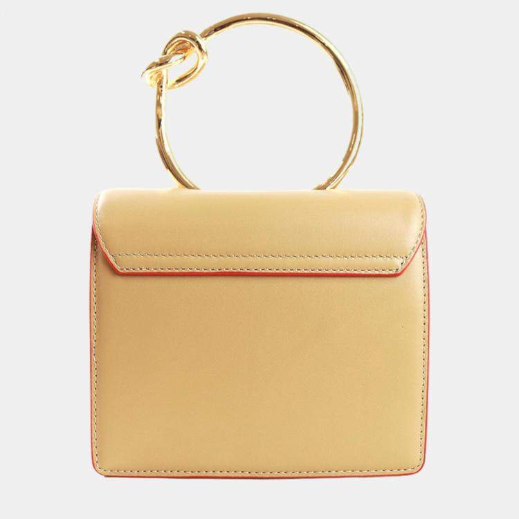 Pre Owned Charriol Yellow Leather ZENITUDE Handbag