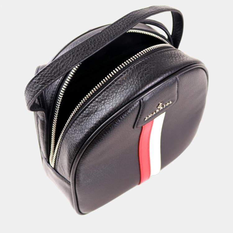 Pre Owned Charriol Black Leather Conic Handbag