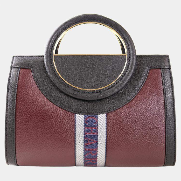 Pre Owned Charriol Black  Leather Deauville Handbag