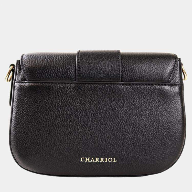 Pre Owned Charriol Black Leather MARIE OLGA Crossbody