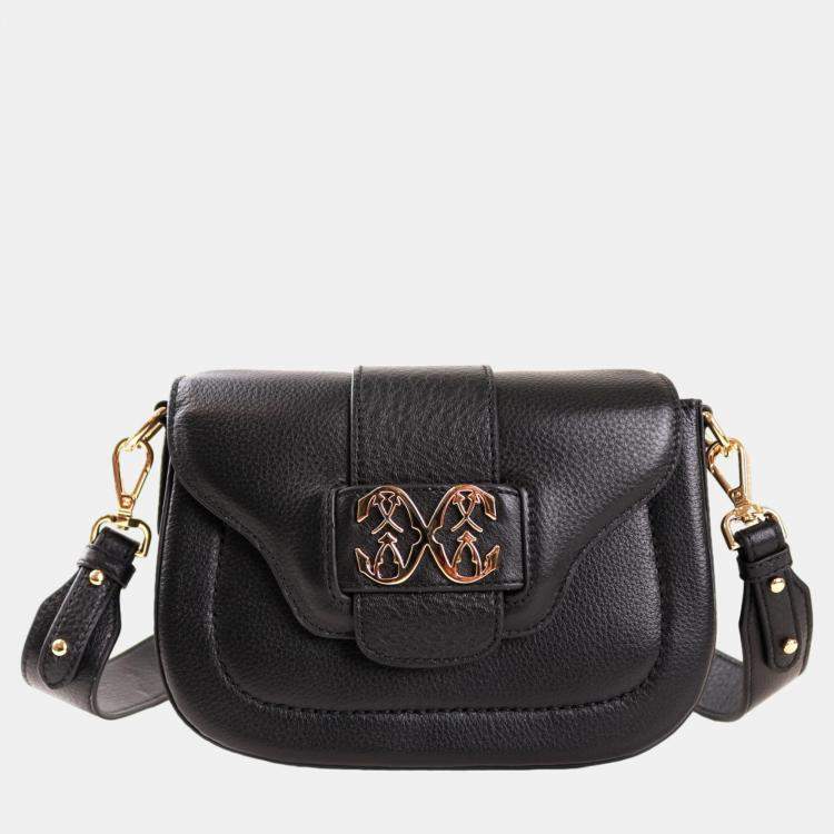 Pre Owned Charriol Black Leather MARIE OLGA Crossbody