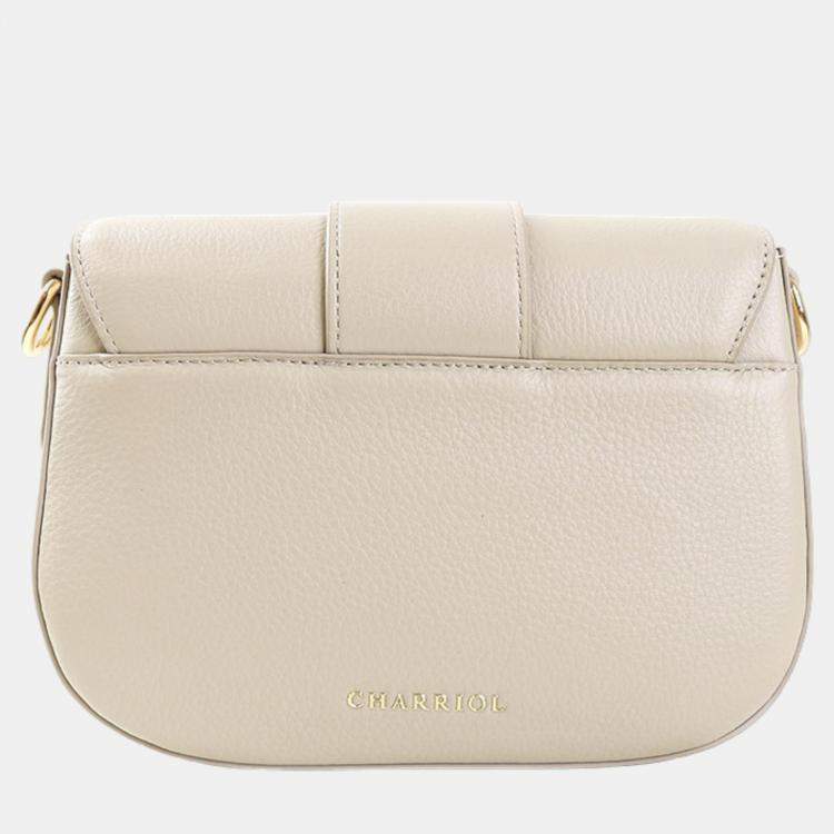 Pre Owned Charriol Cream Leather MARIE OLGA Crossbody