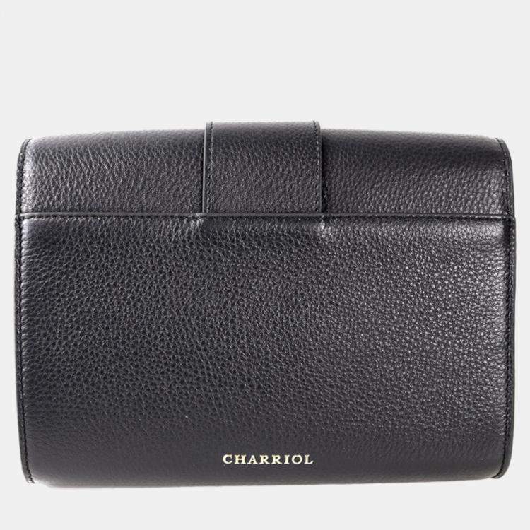 Pre Owned Charriol Black Leather MARIE OLGA Crossbody