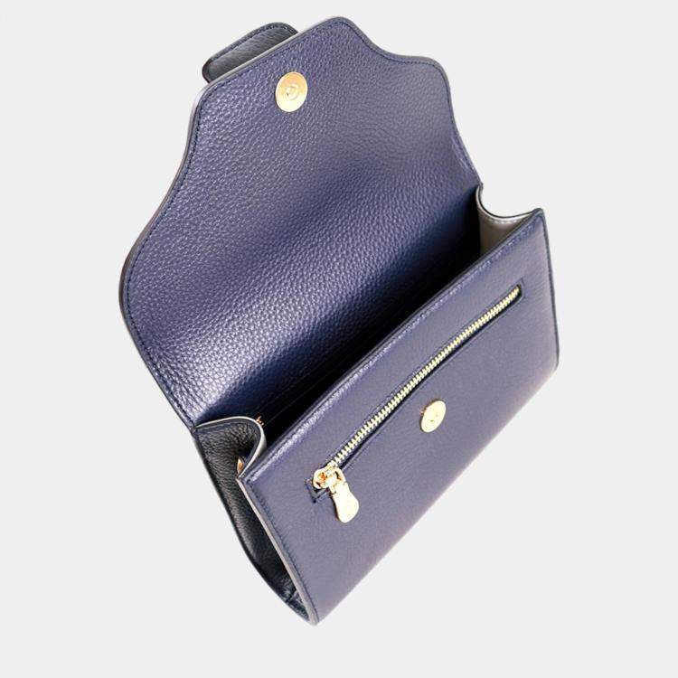 Pre Owned Charriol Dark blue Leather MARIE OLGA Crossbody
