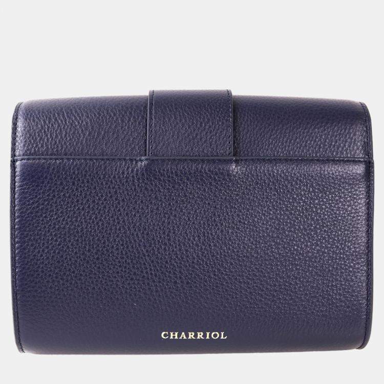 Pre Owned Charriol Dark blue Leather MARIE OLGA Crossbody