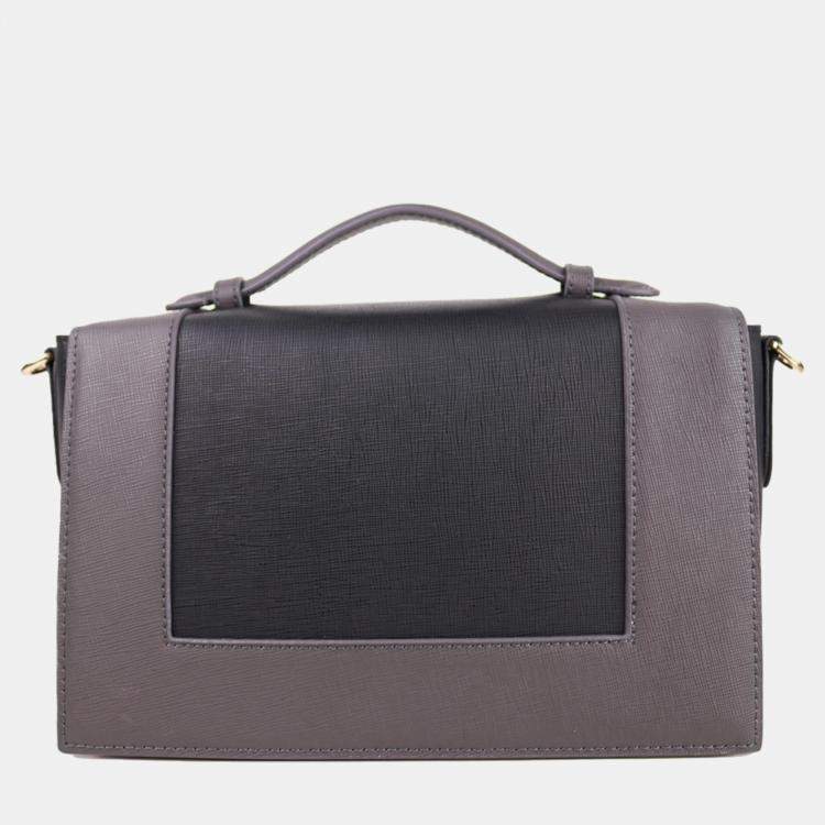 Pre Owned Charriol Black Leather Marina Crossbody