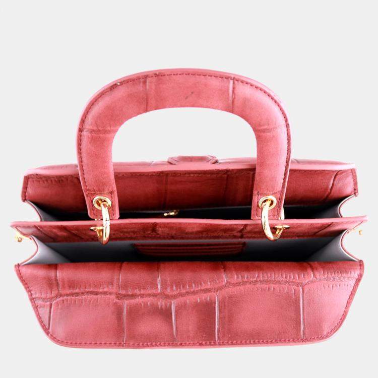 Pre Owned Charriol Bordeaux Leather Passion Handbag