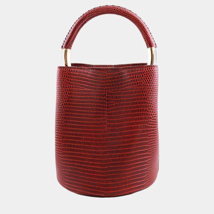 Pre Owned Charriol Bordeaux Leather ZENITUDE Handbag