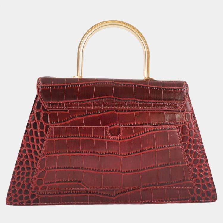 Pre Owned Charriol Bordeaux Leather Laetitia Crossbody