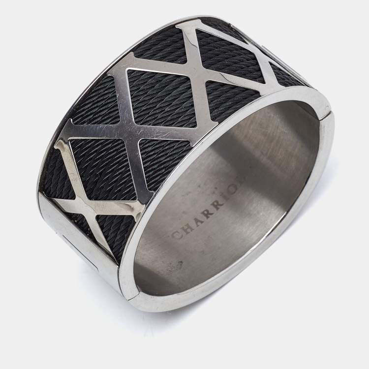 Pre Owned Charriol Forever Stainless Steel Bracelet S