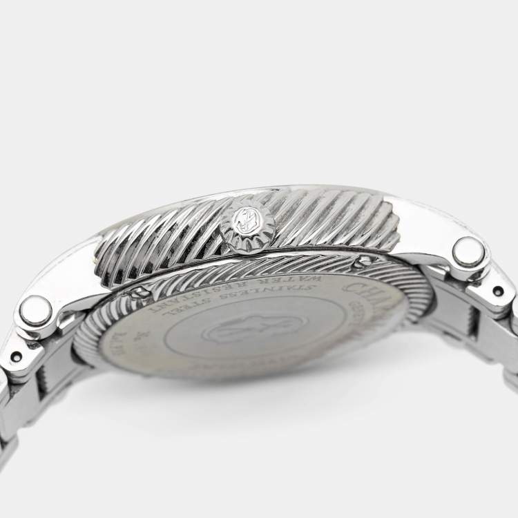 Pre Owned Charriol Silver Stainless Steel Parisii P33 Women's Wristwatch 33MM
