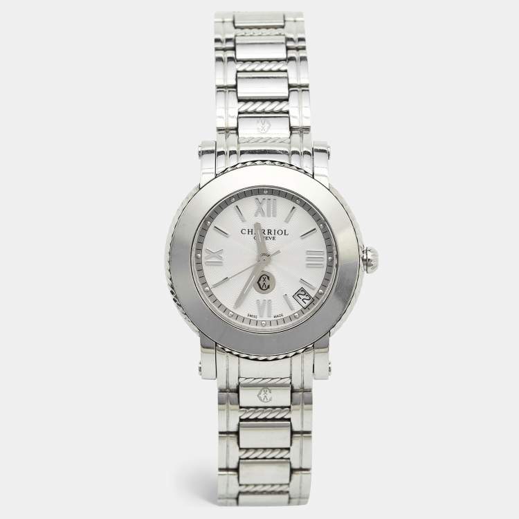 Charriol Silver Stainless Steel Parisii P33 Women s Wristwatch