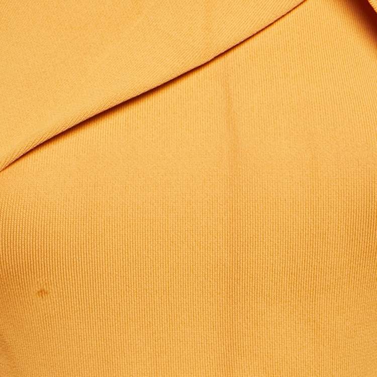 مملوكة مسبقًا Roland Mouret Coral Orange Jersey Bodycon Mini Dress S