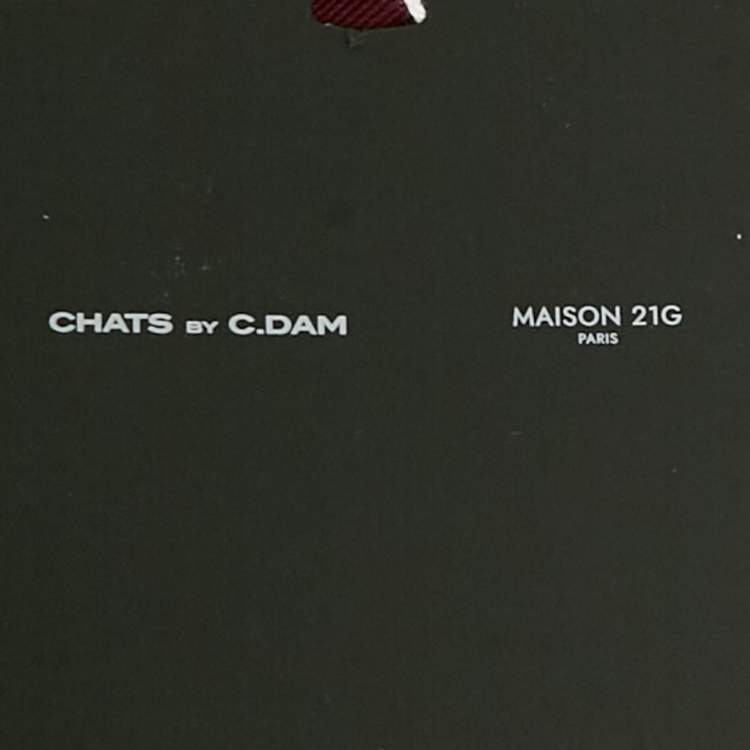 Pre Owned Chats By C.Dam Maroon Jersey Knit Cape Detail Valeris Maxi Dress S