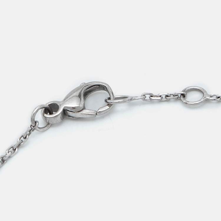 Pre Owned Chaumet Bee My Love Diamond 18k White Gold Bracelet