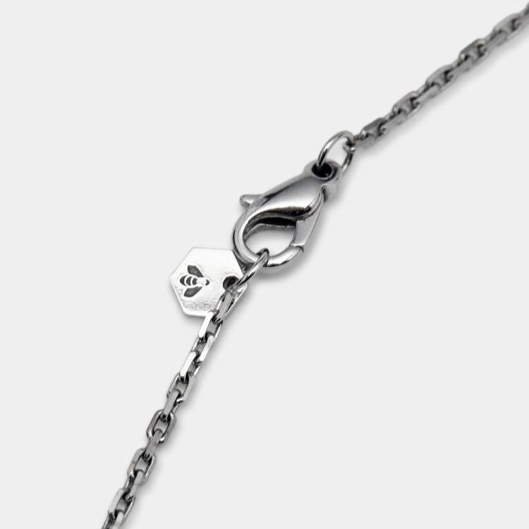Pre Owned Chaumet Bee de Chaumet Diamonds 18k White Gold Neckalce