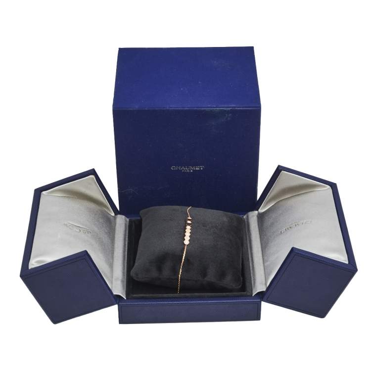 Pre Owned Chaumet Bee My Love Diamond 18K Rose Gold Bracelet