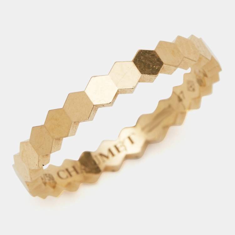 Pre Owned Chaumet Bee My Love 18k Rose Gold Ring Size 47