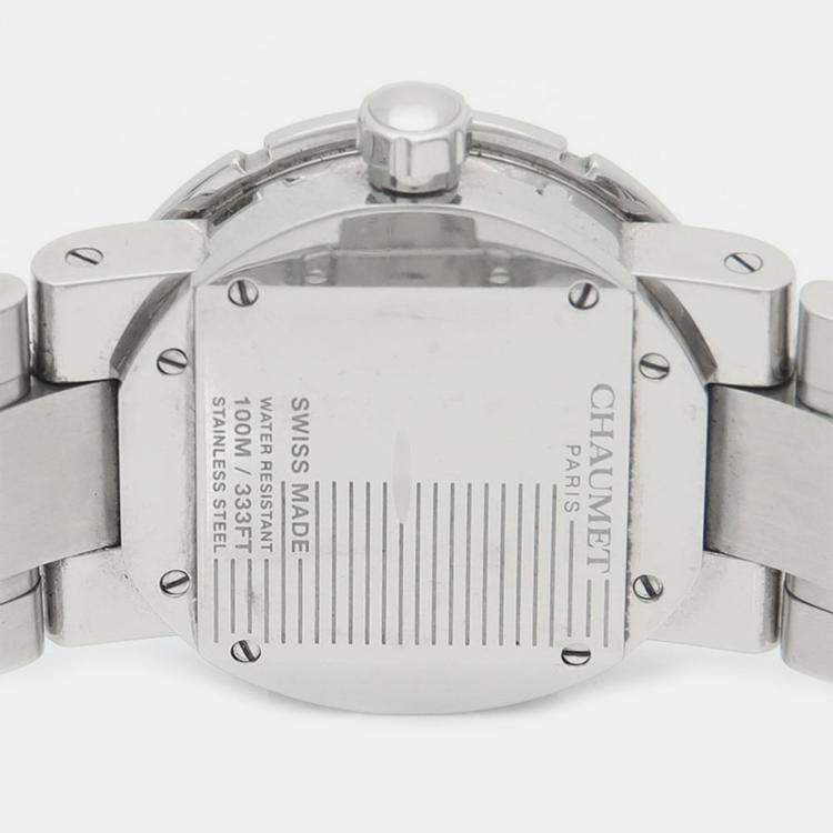 Pre Owned Chaumet Class One Quartz Stainless Steel Women's Wristwatch 33 mm