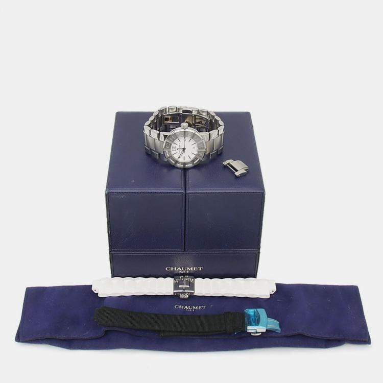 Pre Owned Chaumet Class One Quartz Stainless Steel Women's Wristwatch 33 mm