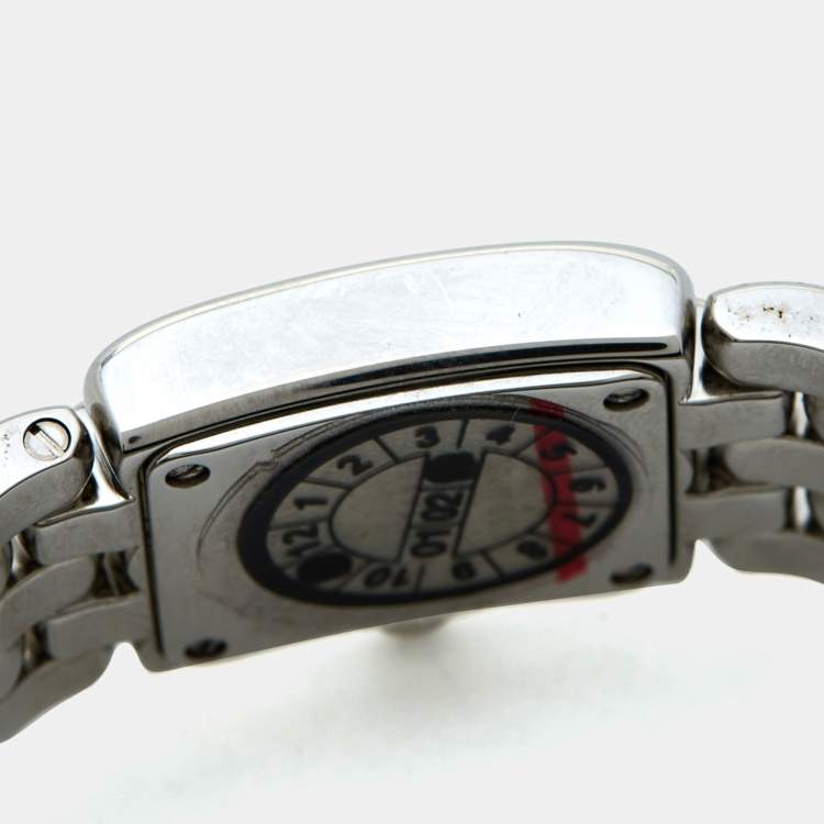 Pre Owned Chaumet White Stainless Steel Khesis 99340-040 Women's Wristwatch 17 mm