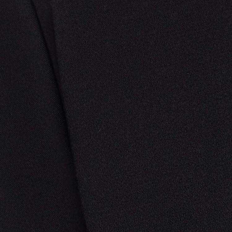 Pre Owned Chloe Black Wool Blend Front Open  Jacket M