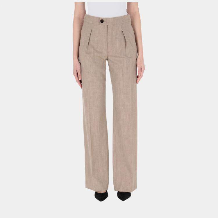 Pre Owned Chloe Virgin Wool Pants 38