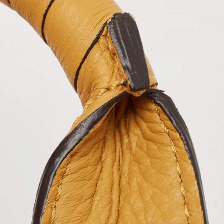 Pre Owned Chloé Yellow Leather Small Marcie Shoulder Bag