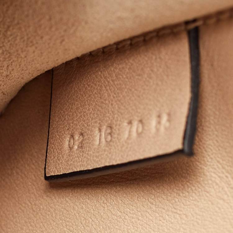 Pre Owned Chloe Pearl Beige Leather Mini Hudson Shoulder Bag