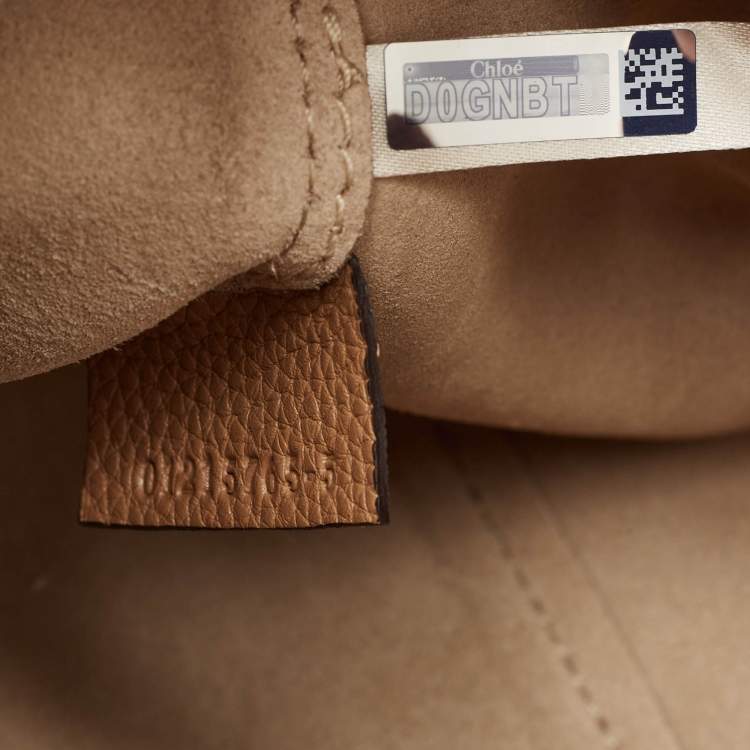 Pre Owned Chloe Beige Leather Leather Darryl Clutch