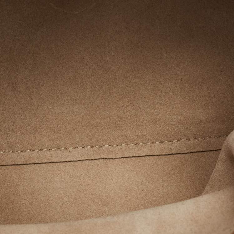 Pre Owned Chloe Beige Leather Leather Darryl Clutch