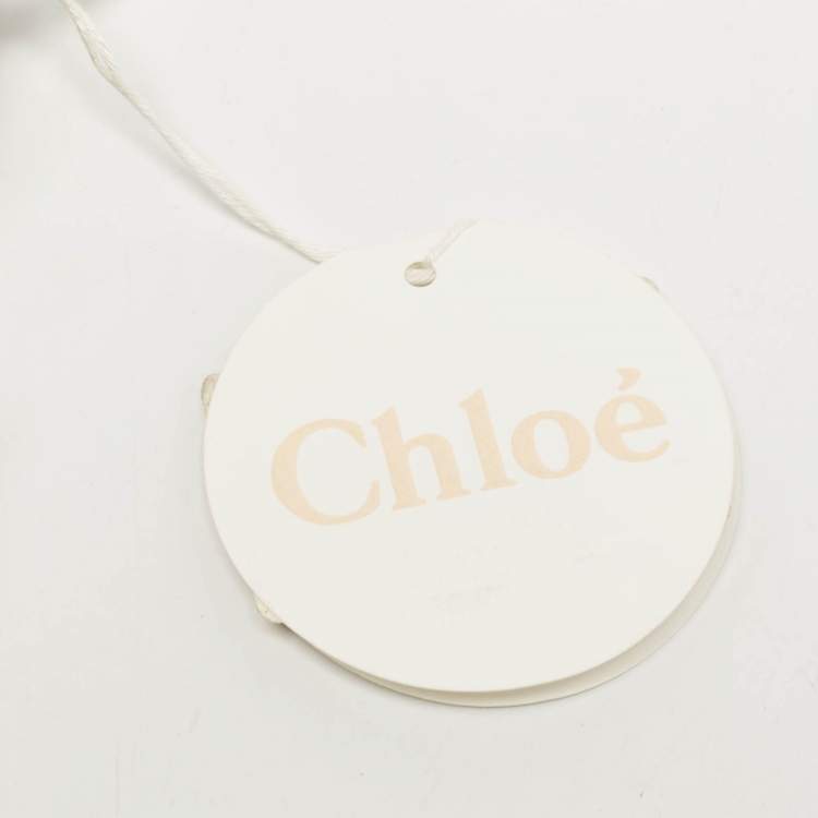 Pre Owned Chloe Beige Leather Drew Continental Wallet