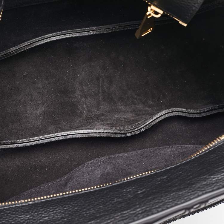 Pre Owned Chloe Black Leather Marcie Shoulder Bag