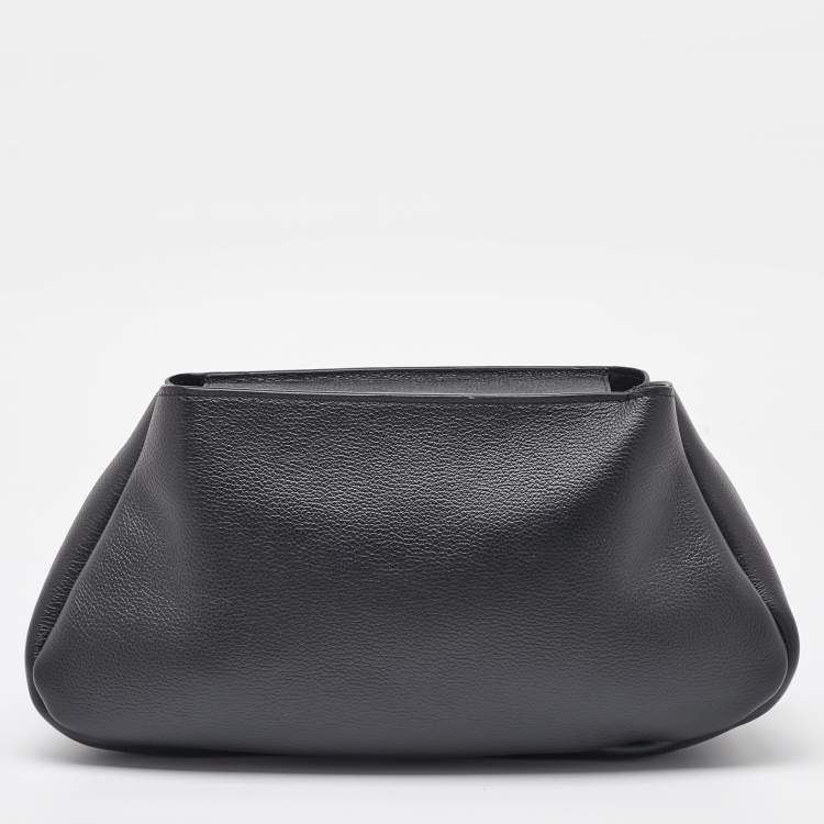 Pre Owned Chloe Black Leather Marcie Shoulder Bag