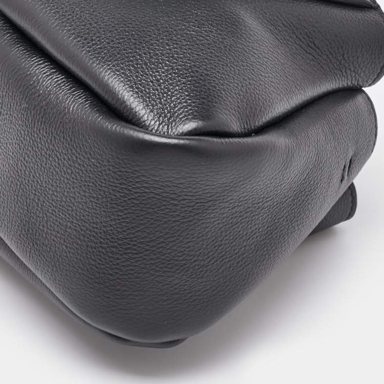 Pre Owned Chloe Black Leather Marcie Shoulder Bag