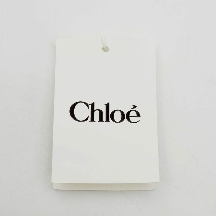 Pre Owned Chloe Beige/Brown Canvas and Leather Nano Woody Tote