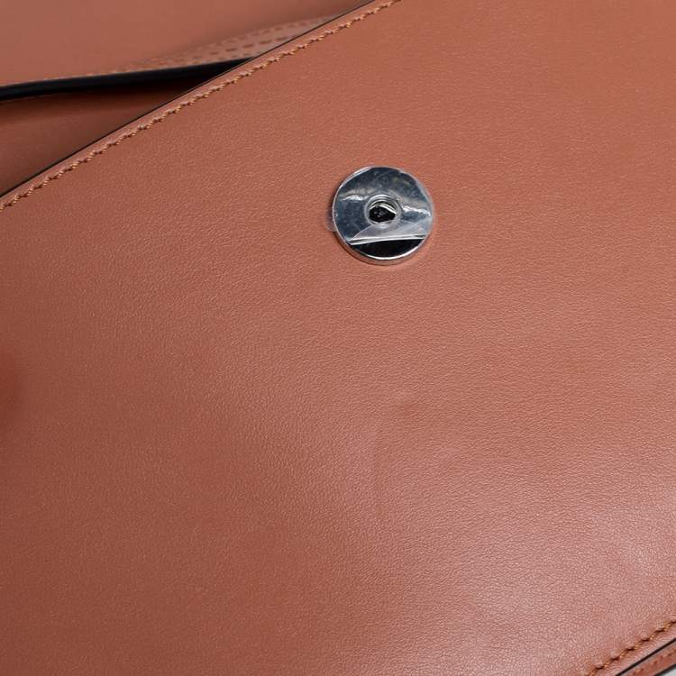Pre Owned Chloe Brown Leather and Suede  Faye Shoulder Bag