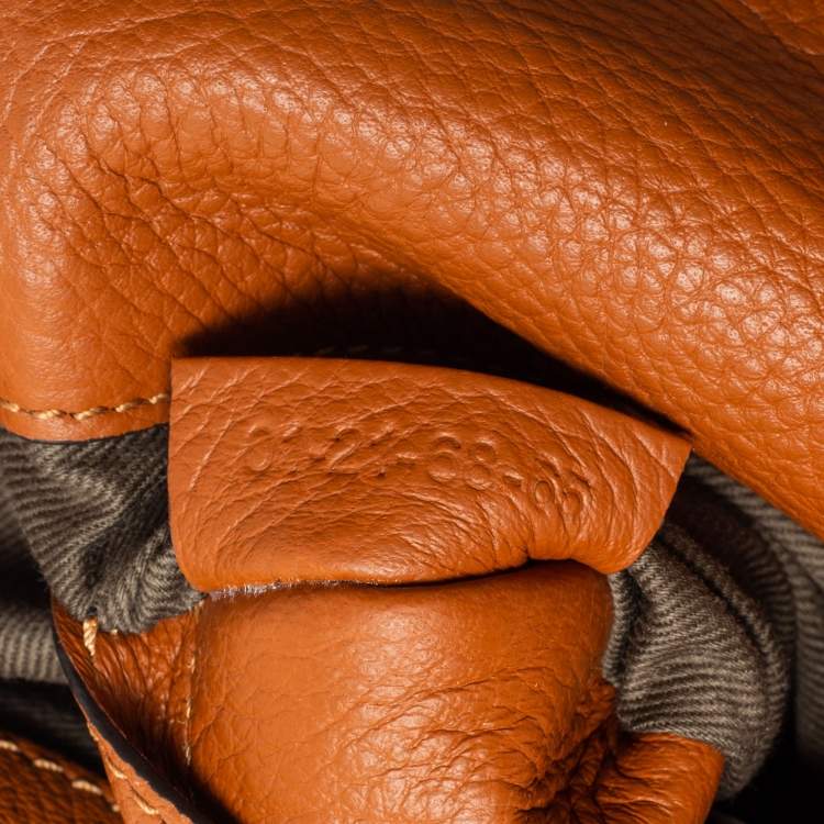Pre Owned Chloé Brown Leather Mini Marcie Shoulder Bag