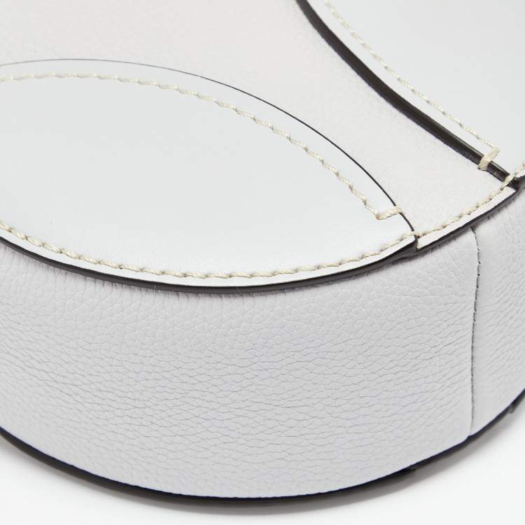 Pre Owned Chloé Grey Leather Daria Crossbody Bag