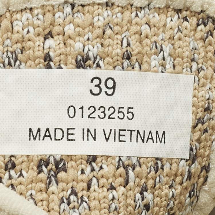 Pre Owned Chloé Lilli Size 39 Multicolor Fabric Slingback Sandals