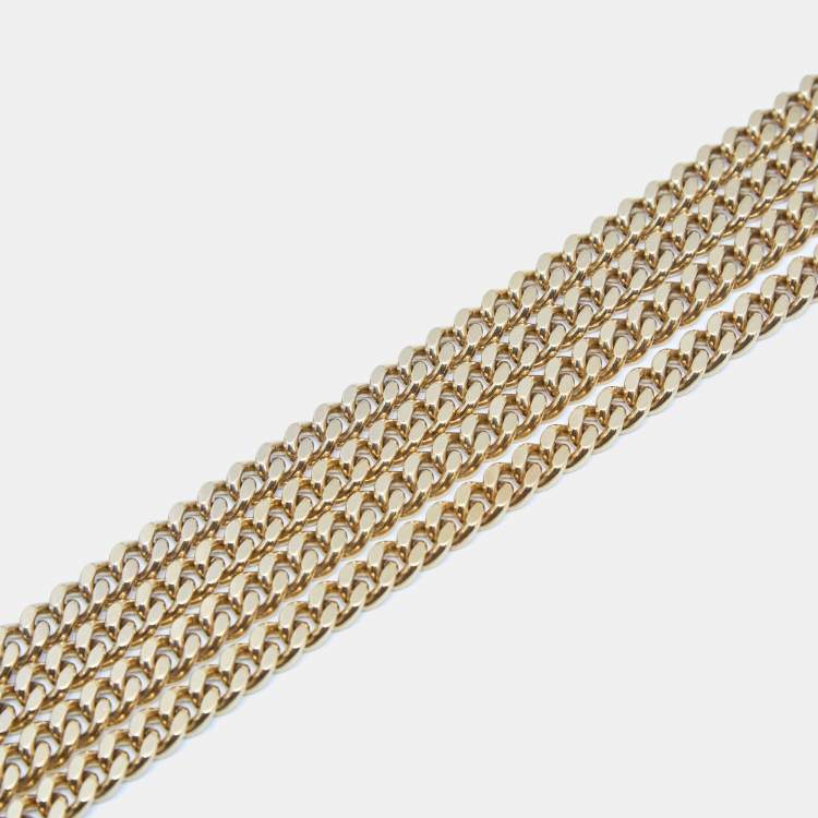 Pre Owned Chloe Gold Tone Long Necklace