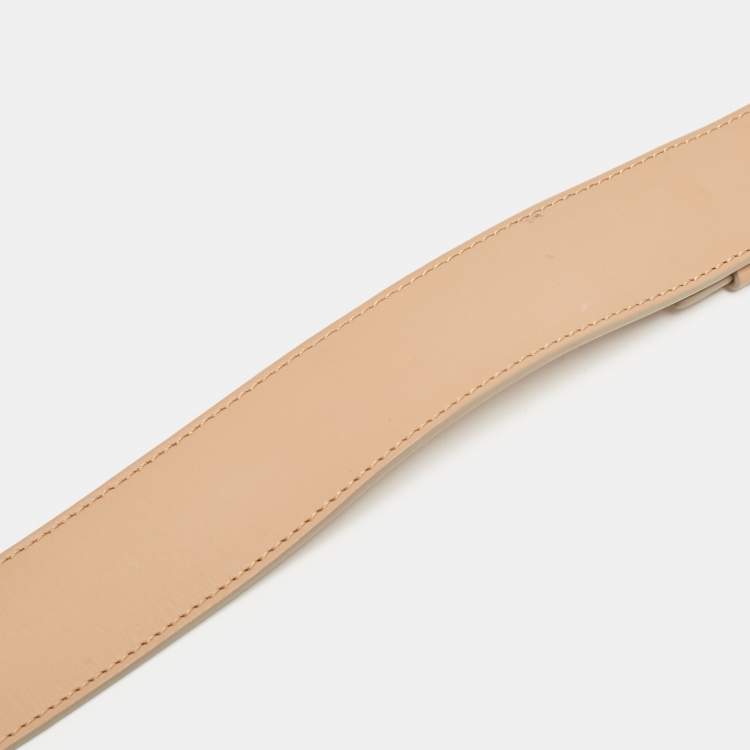 Pre Owned Chloe Beige Leather Adjustable Shoulder Strap
