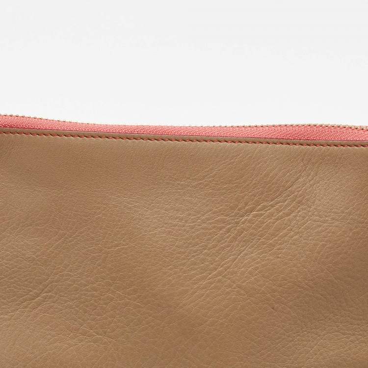 Pre Owned Chloe Beige Leather Eva iPad Cover