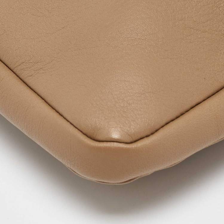 Pre Owned Chloe Beige Leather Eva iPad Cover