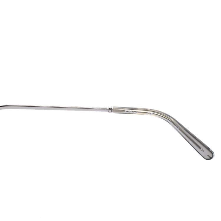 Pre Owned Chloe Pale Gold/Grey Gradient CE119S Round Oversized Sunglasses