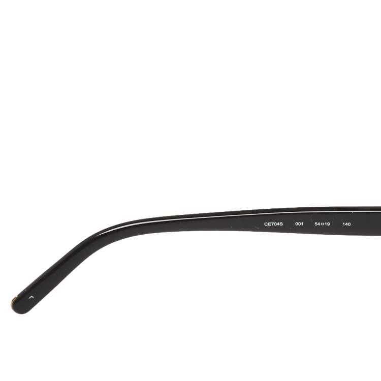 Pre Owned Chloe Black/Green Gradient CE704S Boxwood Clubmaster Sunglasses