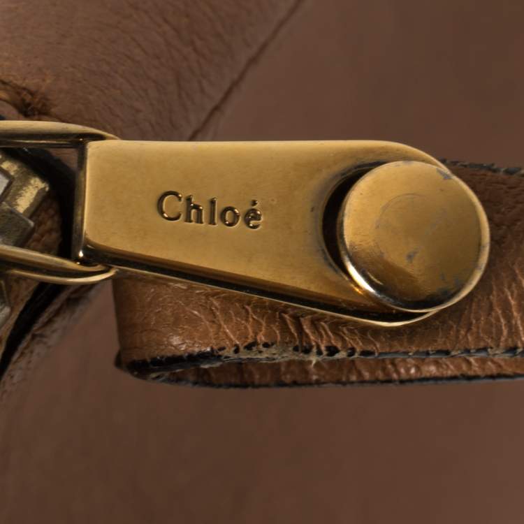 Pre Owned Chloe Brown Leather Ipad Cover